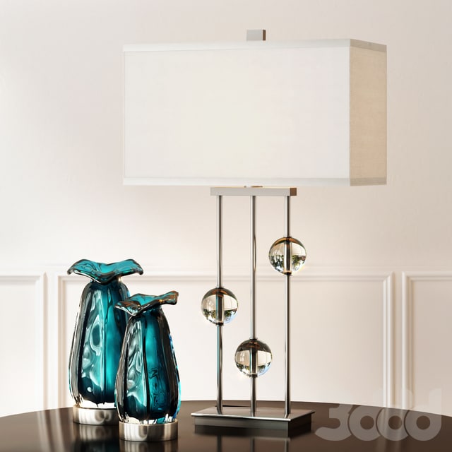 Uttermost / Rodeshia Table Lamp and Gabriela Vases