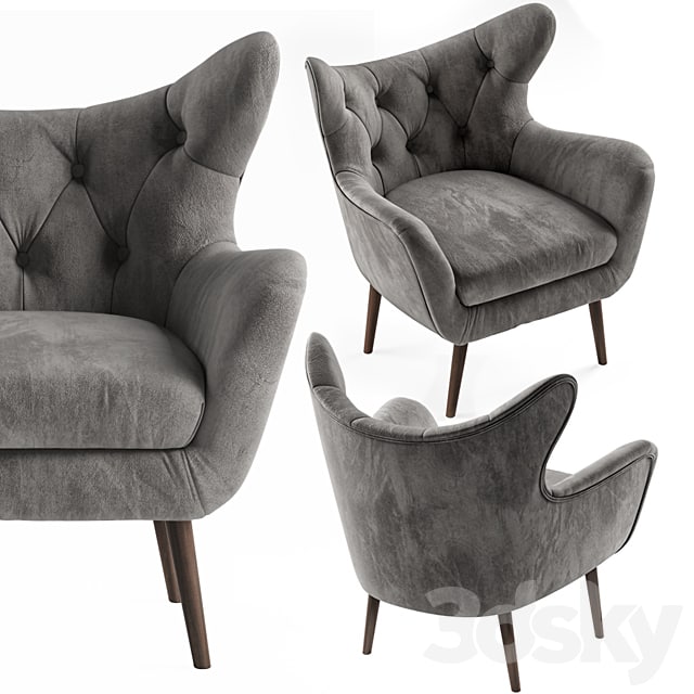 Bouck Wingback Chair