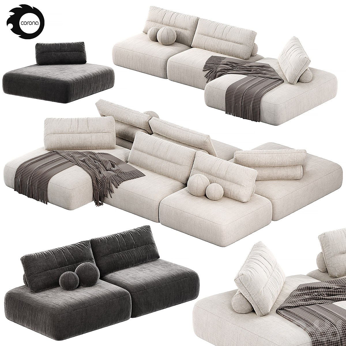 Saba Italia MY TAOS MODULAR Sofa