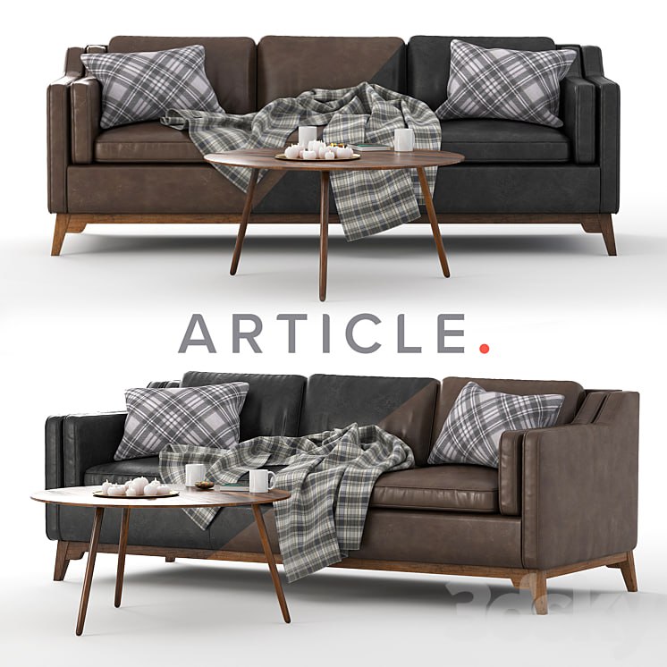 Worthington Sofa & Coffe Table Amoeba