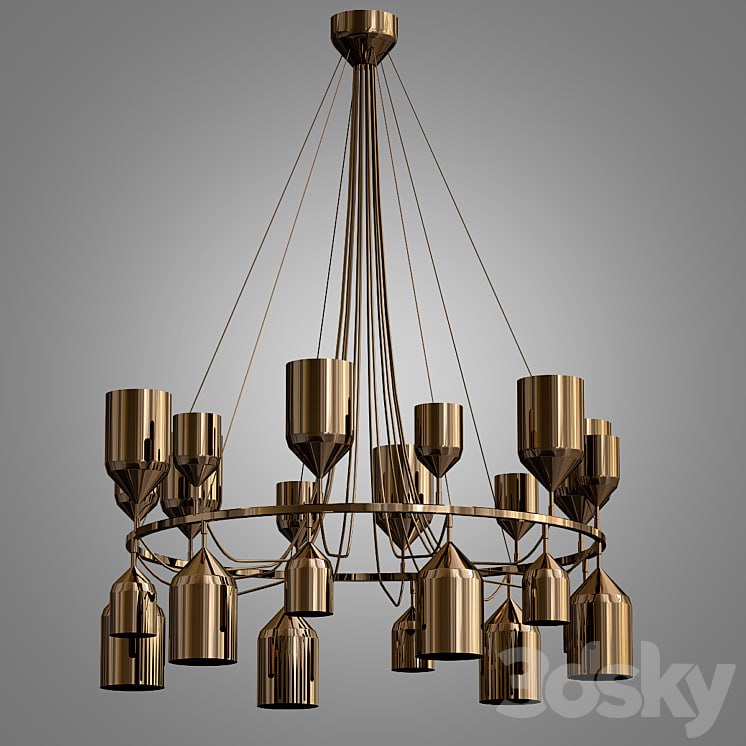 Metalarte Copacabana Queen 3 Pendant Lamp
