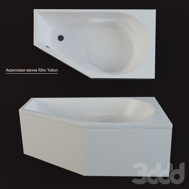 Acrylic bathtub Riho Yukon