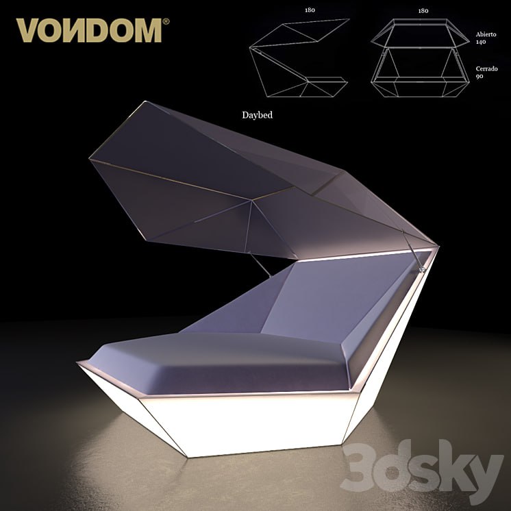 Vondom / Faz Daybed Parasol