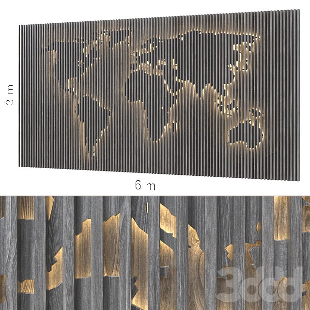 Декоративная стена 146.