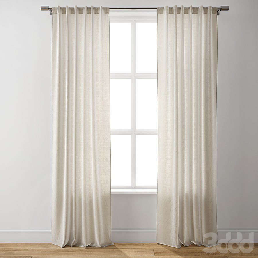 European Flax Linen Curtain - West Elm
