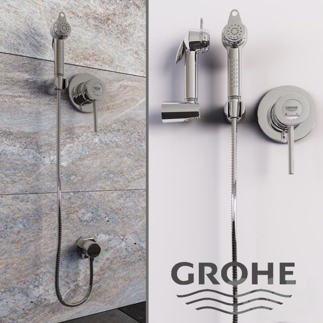 Grohe Bau classic hygienic shower