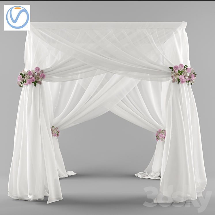 Wedding canopy (Vray)