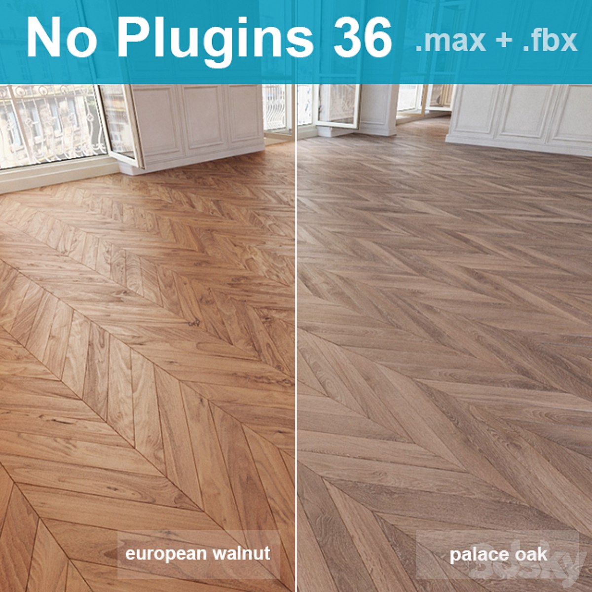 Parquet 36 (2 species, without the use of plug-ins)