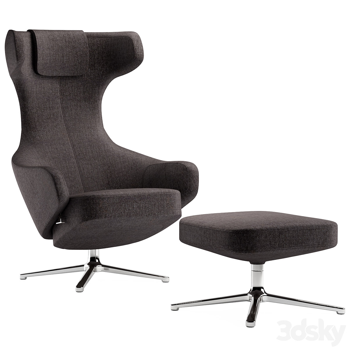 Armchair Vitra Grand Repos