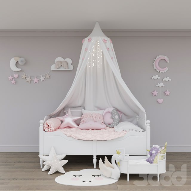 Childroom Bed Children's toys for girls 1