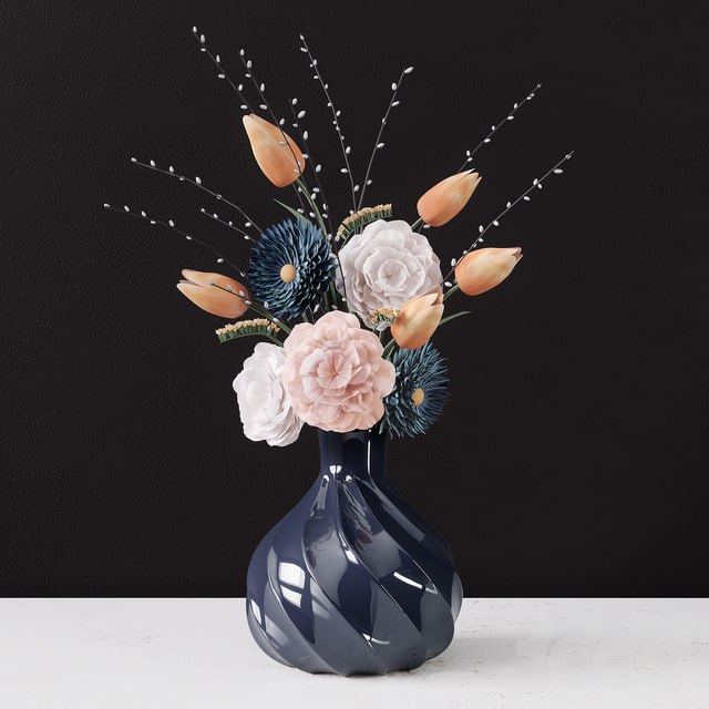 Plants BouquetDecor Flowers set 2