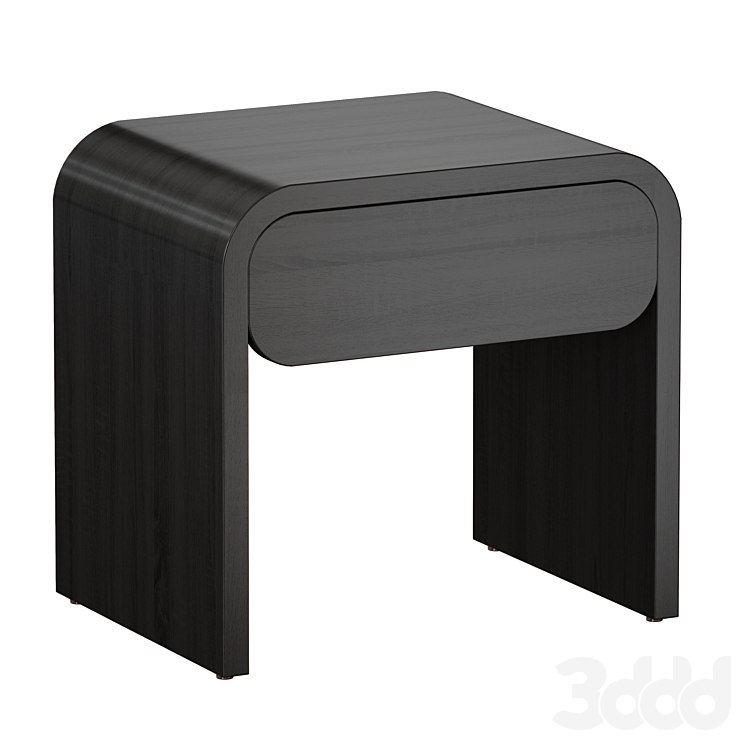 Cortez Charcoal Floating Nightstand (Crate and Barrel)