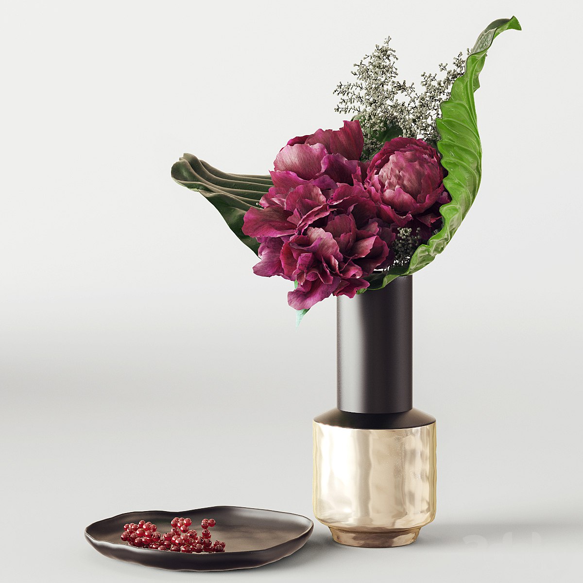 KARE_Vase Largo and Organic Plate