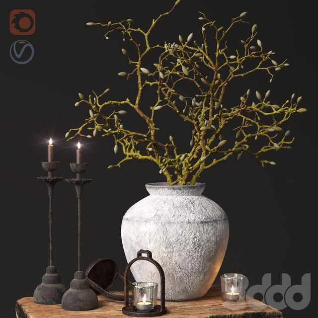 Vintage decorative set