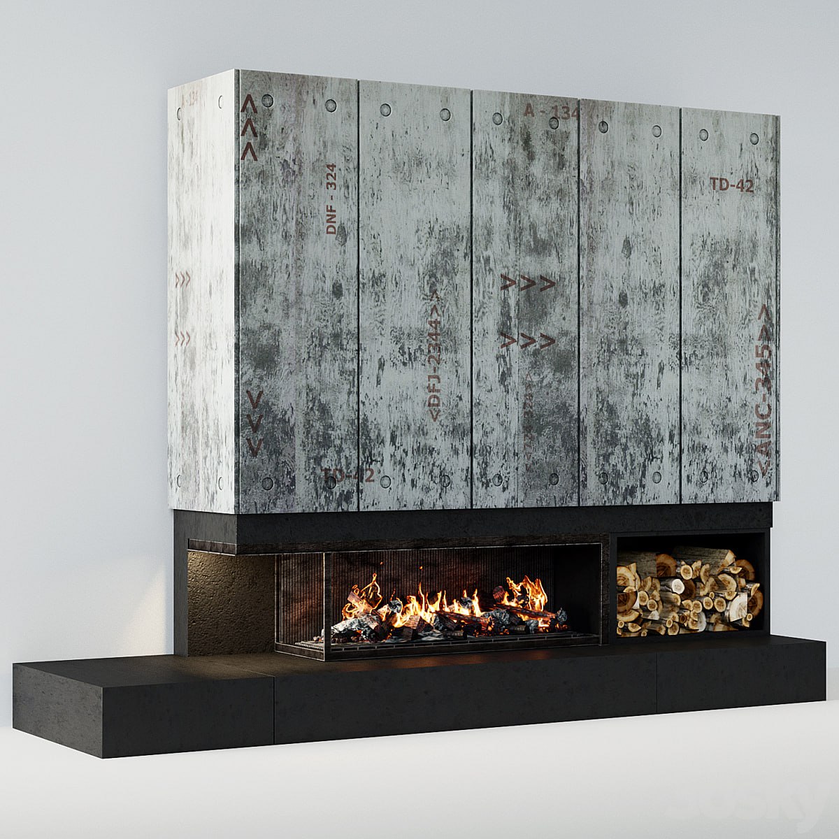 Contemporary fireplace 21
