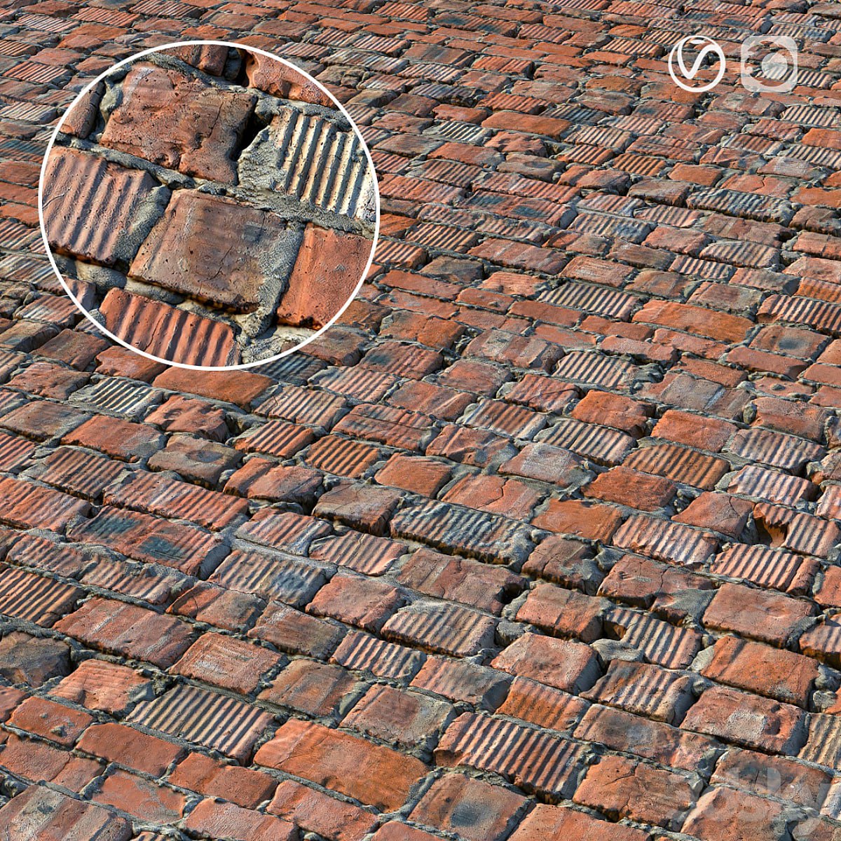 Sloppy Brick Wall Material