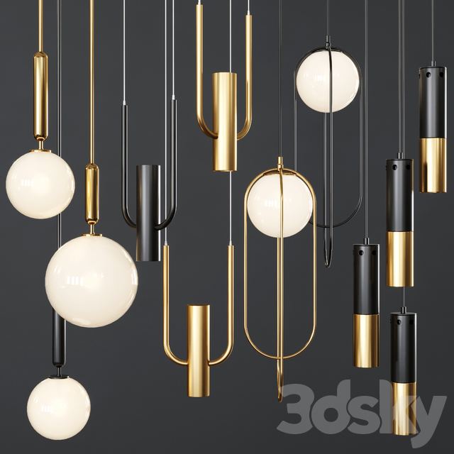 Pendant lights set 053