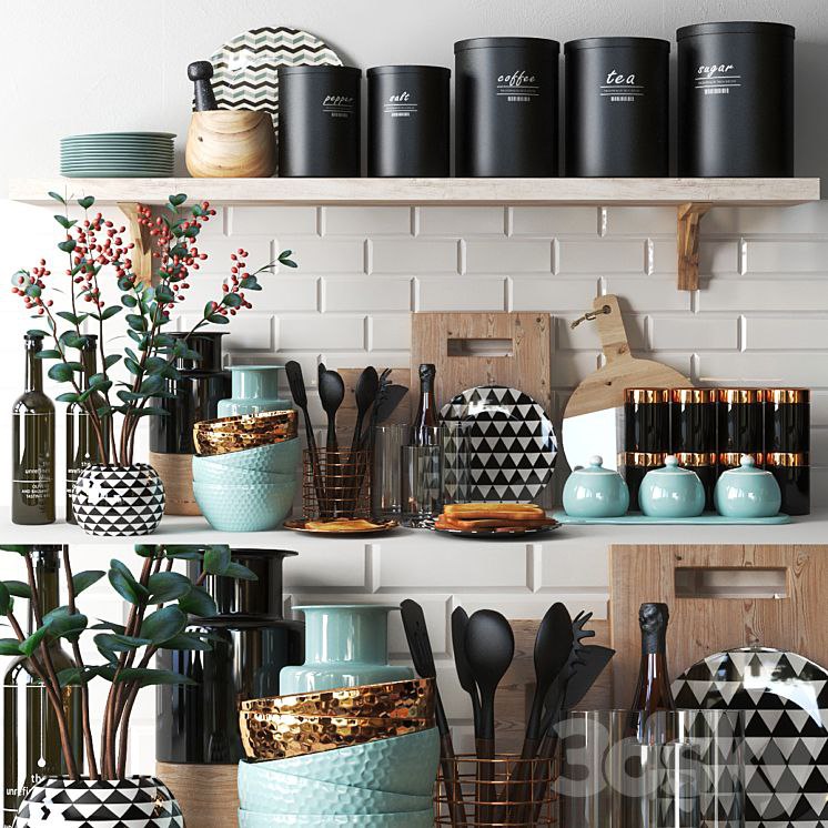 set611 -kitchen cyan