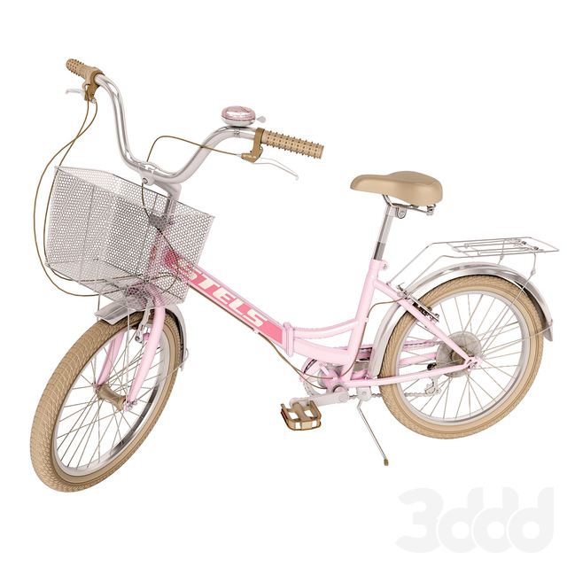 Pink folding bike Stels Pilot