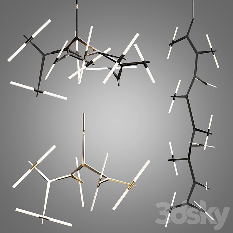 Chandelier Agnes 4 types