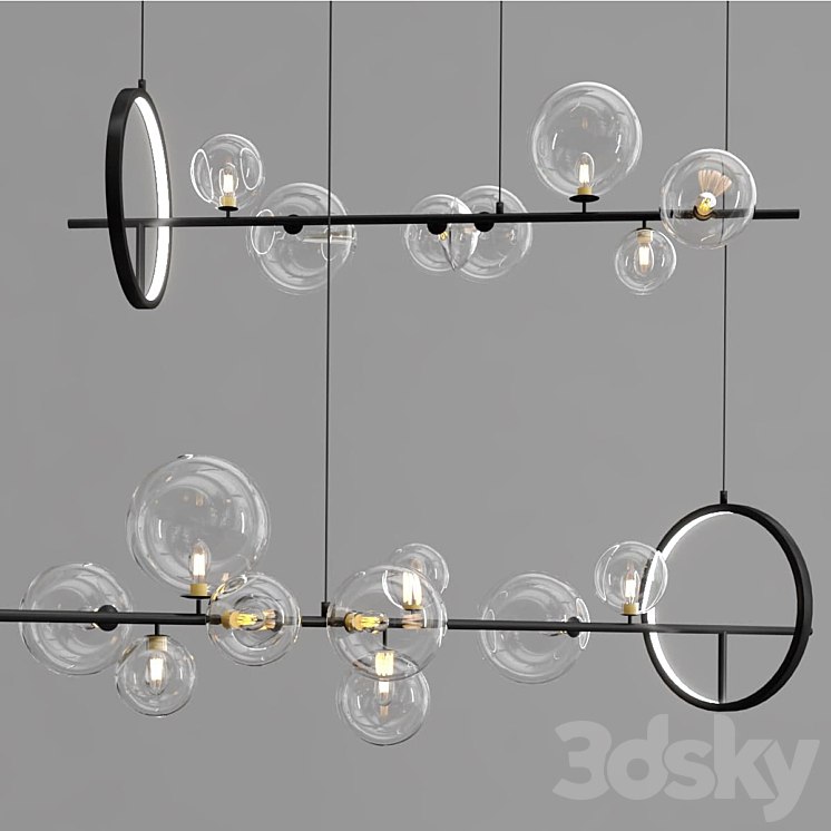 Artpad Scandinavian Black LED lamp