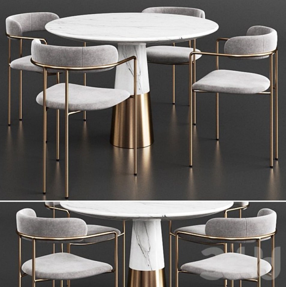 West Elm & CB2 Dinning Set 3