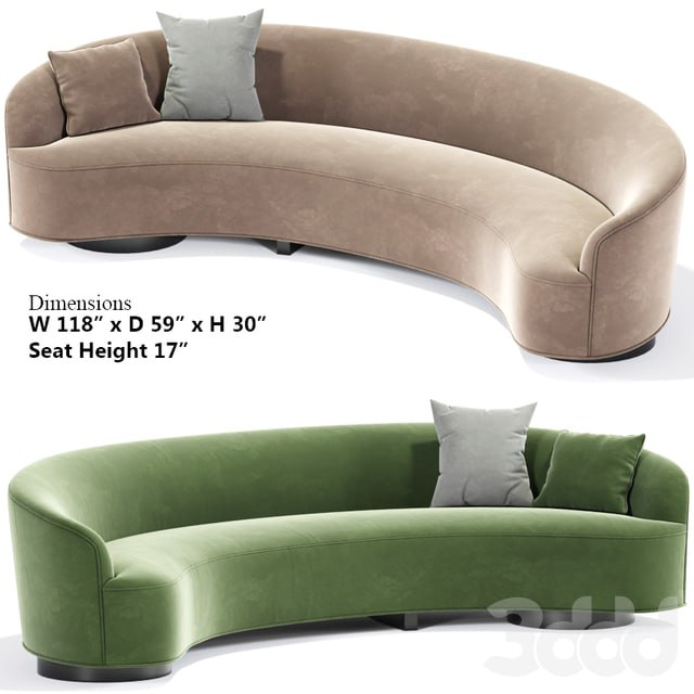 Vladimir Kagan Sloane Sofa 02