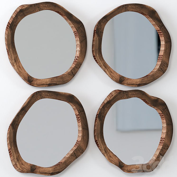 Collection of slab mirrors.