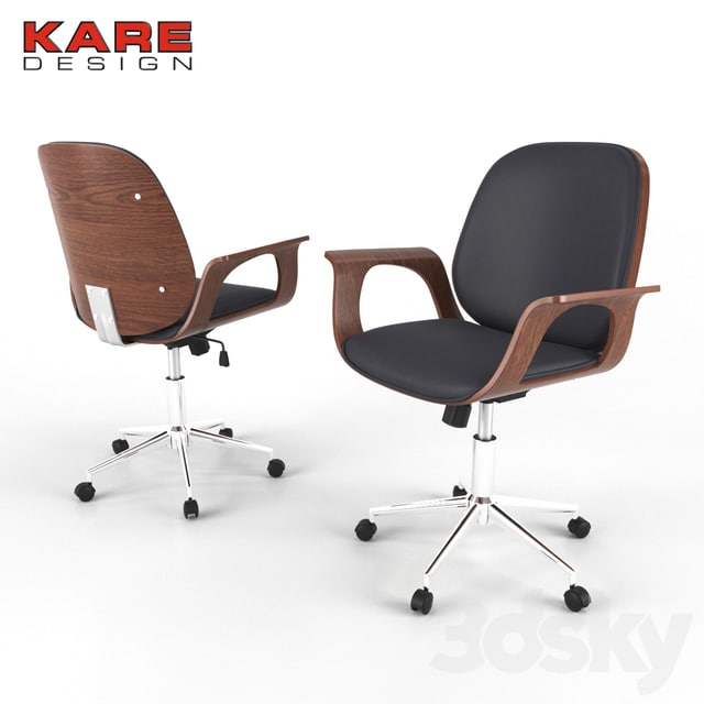 .jpeg Office Chair Patron Walnut