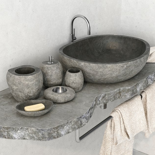 Stone washbasin / Умывальник из камня