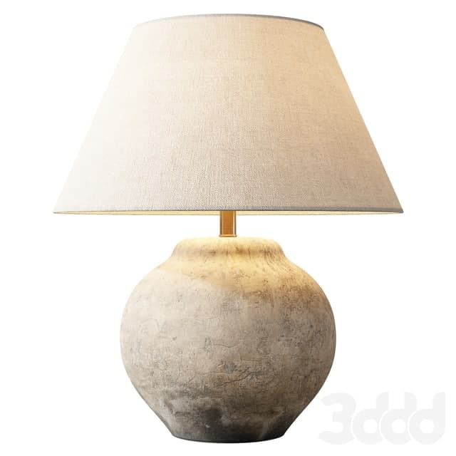 Zara Home - The lamp with ceramic base and aged effect