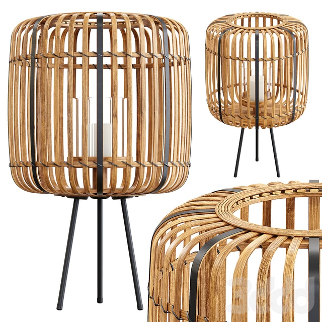 Zara Home - The bamboo decorative candle lamp