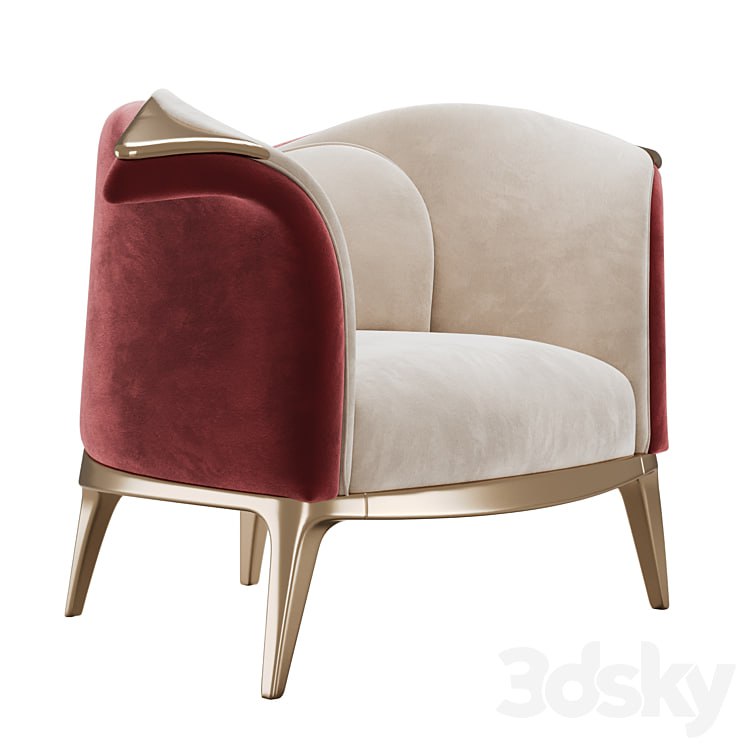 Harlequin Armchair by Alma de Luce