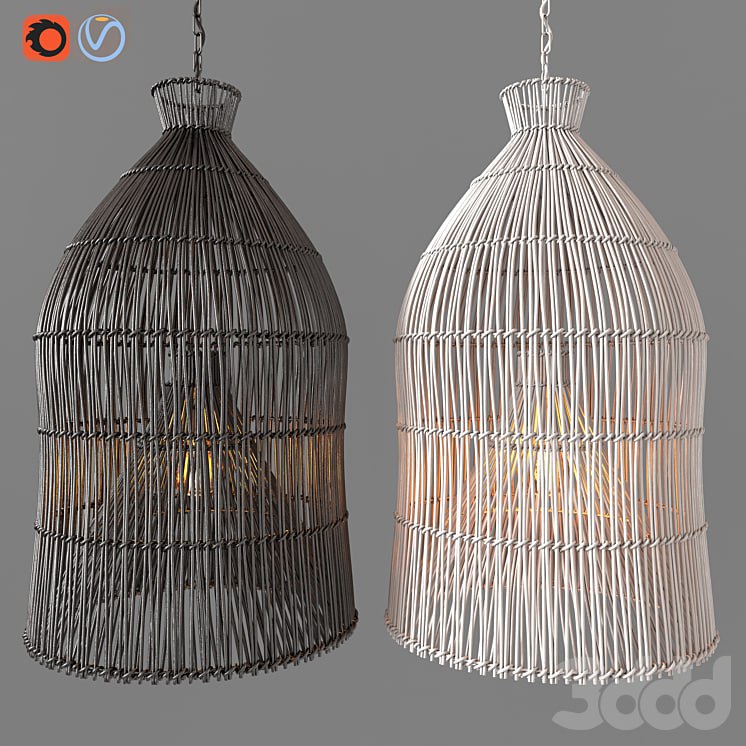 Indonesian Fishing Baskets by Restoration Hardware