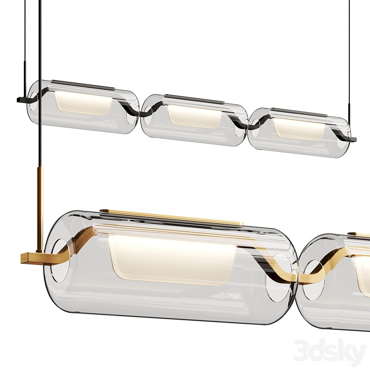 Kuzco Lighting Hilo Linear Pendant Lamp