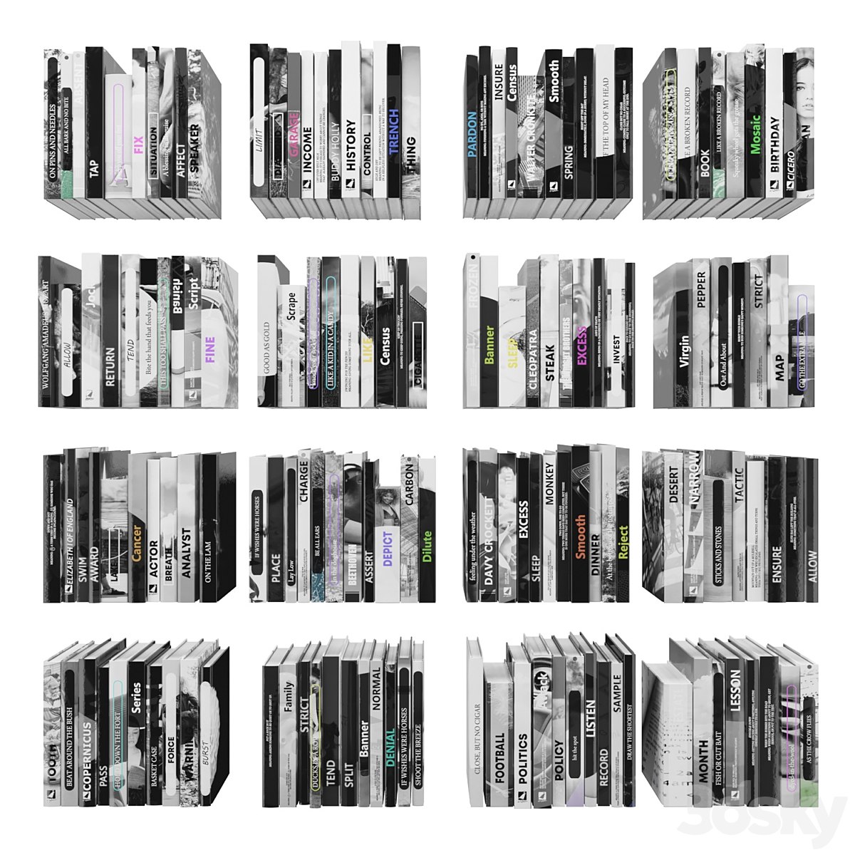 Books (150 pieces) 2-5-8-3