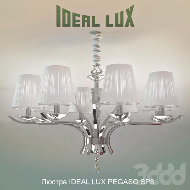 Chandelier IDEAL LUX PEGASO SP8