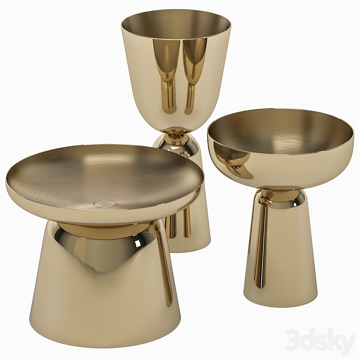 Set of vases (Flirt Collection) .