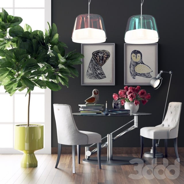 Decorative set, dining group