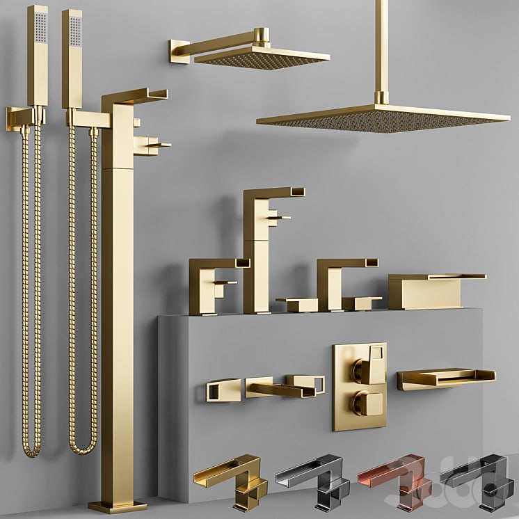 the watermark collection EDGE bathroom faucet set