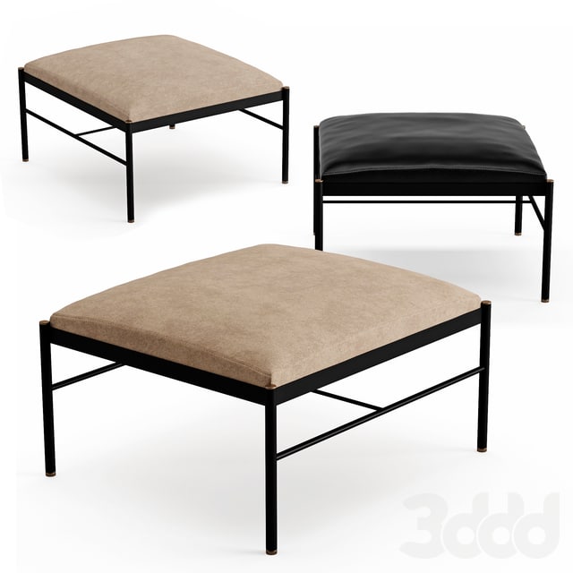 Poof Rest eco-leather pouf