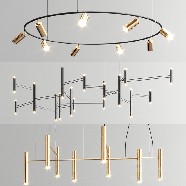 Aries Giffen Henge Chandelier - 3 type