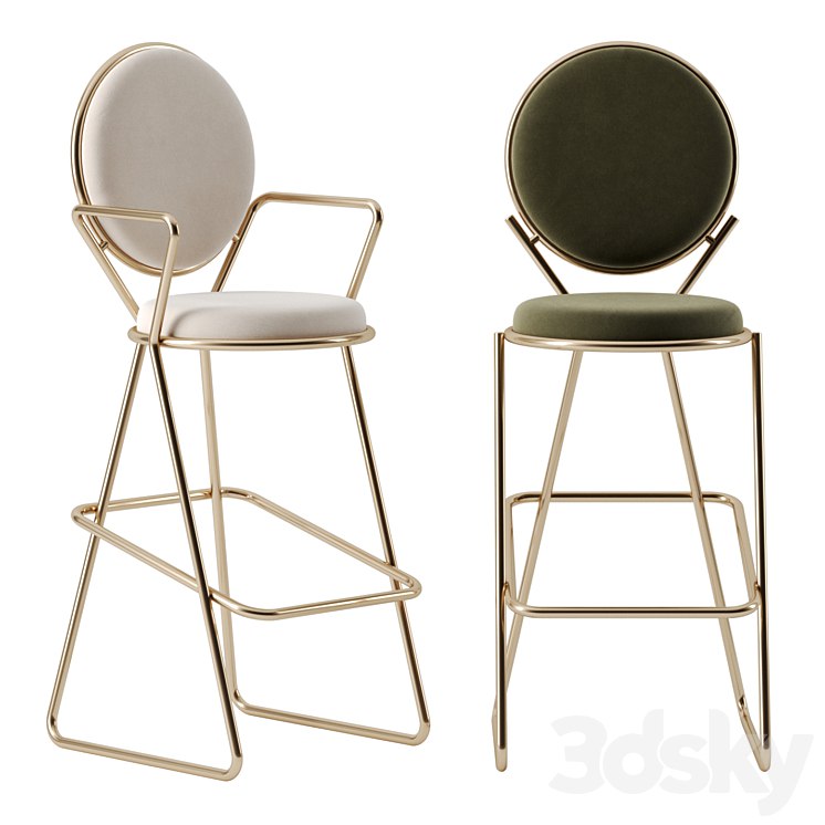 Double Zero barstool by Moroso