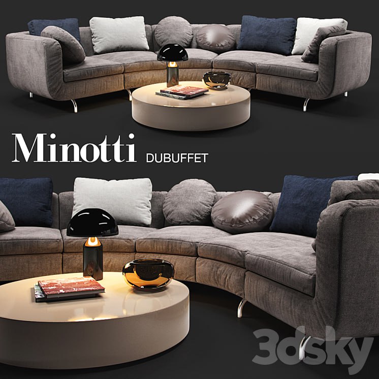 Sofa Minotti Dubuffet