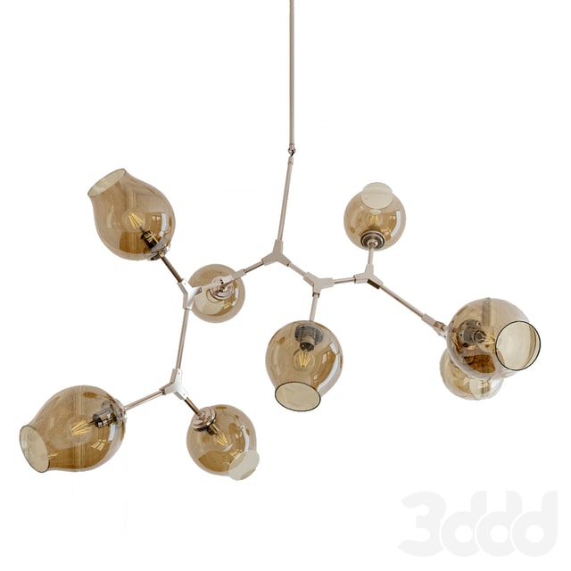 Люстра Branching Bubble Chandelier 8 Smoke