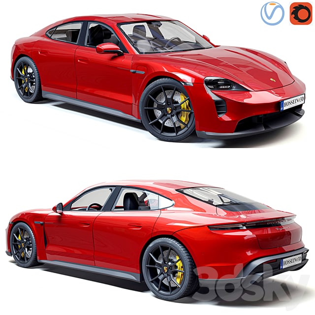 The porsche panamera t4 is shown in two different views