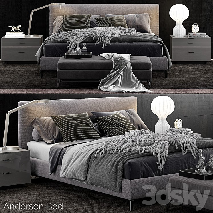 Minotti Andersen Bed