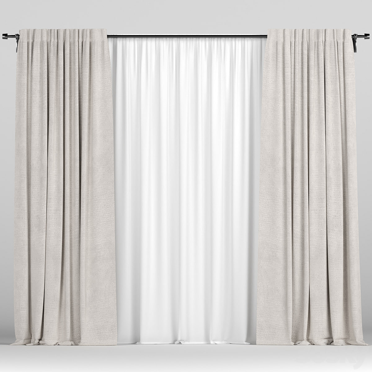 Curtains.