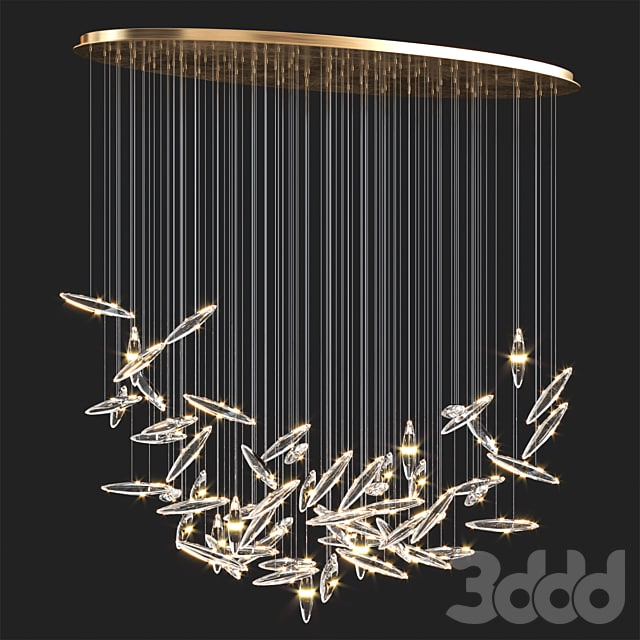 Ochre Moonlight Chandelier