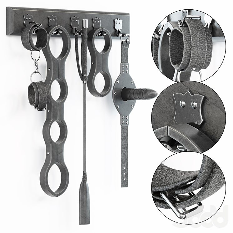 Set with handcuffs and more Bdsm